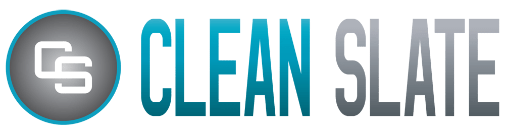 A blue and green image of the word lean.